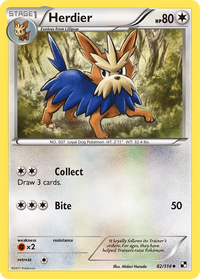 Herdier (19) - BW Trainer Kit Excadrill & Zoroark