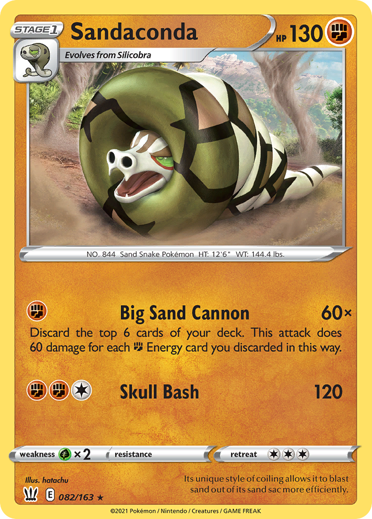 Sandaconda (Cosmos Holo) (82/163) - Miscellaneous Cards & Products Holofoil