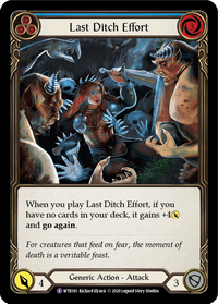 Last Ditch Effort [U-WTR161] (Welcome to Rathe Unlimited) Unlimited Rainbow Foil - POKÉ JEUX