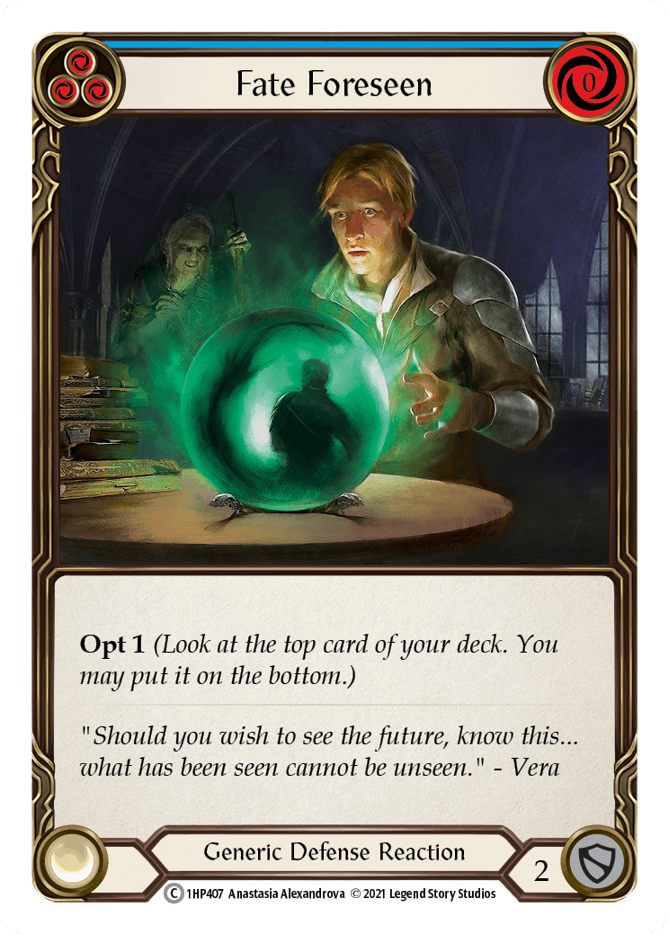 Fate Foreseen (Blue) [1HP407] (History Pack 1) - POKÉ JEUX