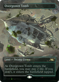 Overgrown Tomb (Borderless) (Galaxy Foil) [Unfinity]