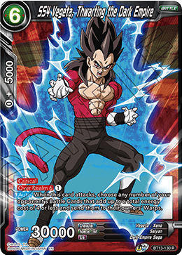 SS4 Vegeta, Thwarting the Dark Empire (Rare) (BT13-130) [Supreme Rivalry] - POKÉ JEUX
