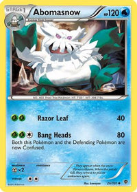 Abomasnow (26/101)  - Plasma Blast