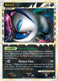Absol (Prime) (91/102)  - Triumphant Holofoil