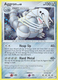Aggron (1/123) - Mysterious Treasures Holofoil