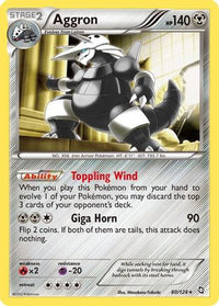 Aggron (80/124) - Dragons Exalted Holofoil