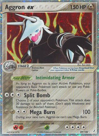 Aggron ex (89/100) - Crystal Guardians Holofoil