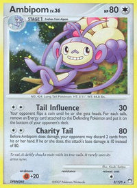 Ambipom (3/123)  - Mysterious Treasures Holofoil
