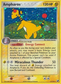 Ampharos (1/115)  - Unseen Forces Holofoil