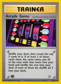 Jeu d'arcade (83/111) [Neo Genesis 1ère édition] 