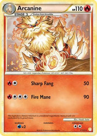 Arcanine (1/123) - HeartGold SoulSilver Holofoil