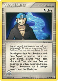 Archie (71/95)  - Team Magma vs Team Aqua