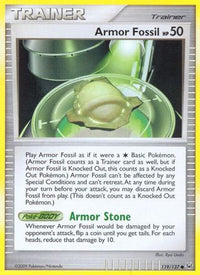Armor Fossil (119/127)  - Platinum