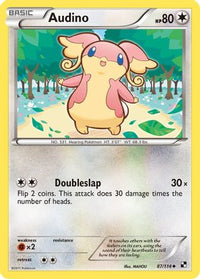 Audino (87/114)  - Black and White