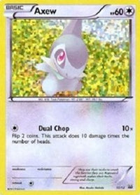 Axew (12/12)  - McDonalds Promos 2012 Holofoil