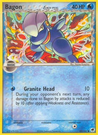 Bagon (43/101) (Espèce Delta) (Estampillé) [EX : Dragon Frontiers] 