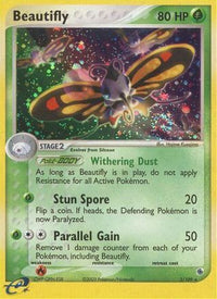 Beautifly (2/109)  - Ruby and Sapphire Holofoil