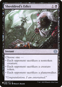 Sheoldred's Edict [The List]