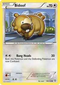 Bidoof (106/124)  - Dragons Exalted