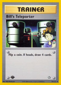 Bill's Teleporter (91/111) - Neo Genesis 1st Edition