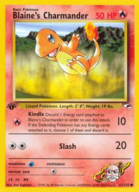 Salamèche de Blaine (61/132) [Gym Heroes 1ère édition] 