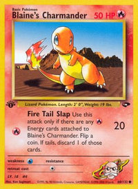 Blaine's Charmander (60/132) - Gym Challenge 1st Edition