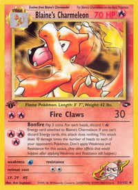 Blaine's Charmeleon (31/132) - Gym Challenge 1st Edition
