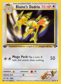Blaine's Dodrio (32/132)  - Gym Challenge Unlimited