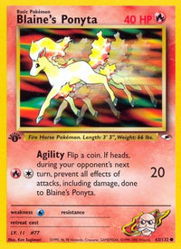 Blaine's Ponyta (63/132) - Gym Heroes Unlimited