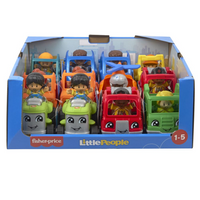 FISHER PRICE - LITTLE PEOPLE - SMALL VEHICLE ASST — LOT × 12 (Special Order)