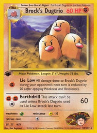 Brock's Dugtrio (22/132)  - Gym Challenge Unlimited