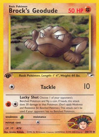 Brock's Geodude (38/132) [Gym Heroes 1ère édition] 
