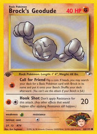 Brock's Geodude (66/132) - Gym Heroes Unlimited
