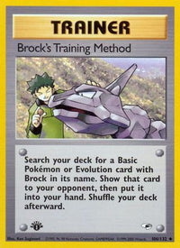 Brock's Training Method (106/132) - Gym Heroes 1st Edition