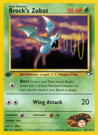 Brock's Zubat (24/132)  - Gym Heroes Unlimited