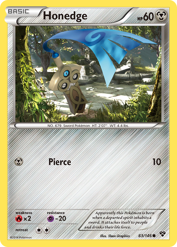 Honedge (#) (11) - XY Trainer Kit Bisharp & Wigglytuff