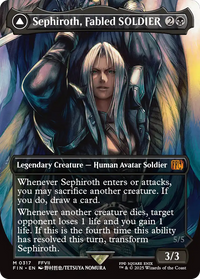 Sephiroth, Fabled SOLDIER (Borderless) (0317) (FIN-317) - FINAL FANTASY Foil