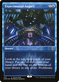 Augure expérimentale (Pack promotionnel) [Phyrexia : All Will Be One Promos] 