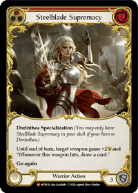 Steelblade Supremacy [U-WTR119] (Welcome to Rathe Unlimited) Unlimited Normal - POKÉ JEUX