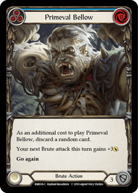 Primeval Bellow (Blue) [RNR026-C] (Rhinar Hero Deck) 1st Edition Normal - POKÉ JEUX
