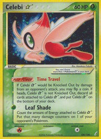 Celebi Star (100/100) - Crystal Guardians Holofoil