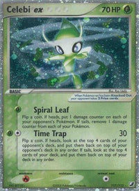 Celebi ex (117/115) - Unseen Forces Holofoil