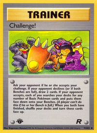 Challenge! (74/82) - Team Rocket 1st Edition