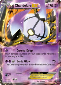 Chandelure EX (77/113) - Legendary Treasures Holofoil