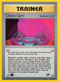 Chaos Gym (102/132) - Gym Challenge 1st Edition