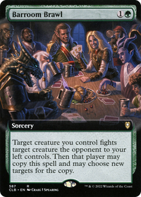 Barroom Brawl (Extended Art) [Commander Legends: Battle for Baldur's Gate]