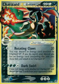 Charizard Star (Delta Species) (100/101) - Dragon Frontiers Holofoil