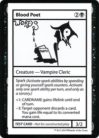 Blood Poet (2021 Edition) [Mystery Booster Playtest Cards]