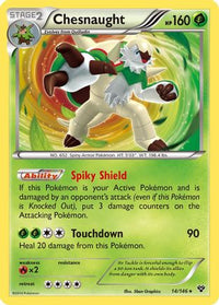 Chesnaught (14/146)  - XY Base Set Holofoil