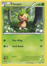 Chespin (3/39)  - Kalos Starter Set